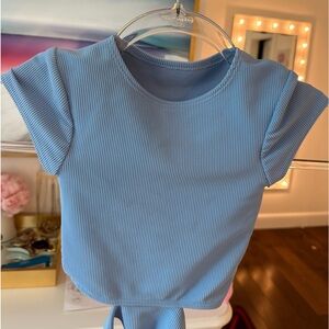 Five Dancewear Girls Ribbed Top